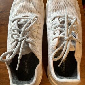 Allbirds White Knit Tree Topper Sneakers